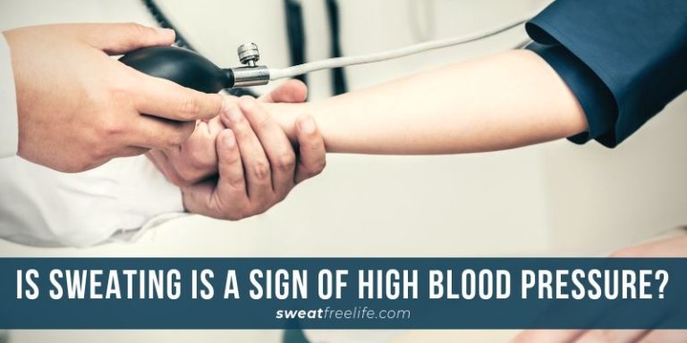 sweating is a sign of high blood pressure