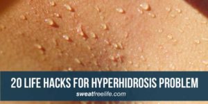 living with hyperhidrosis solution