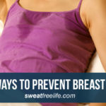 sweating under breast
