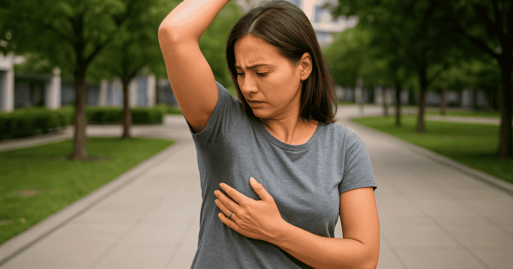 reduce armpit sweating