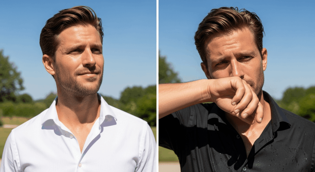 Why Dark Colors Make You Sweat More?