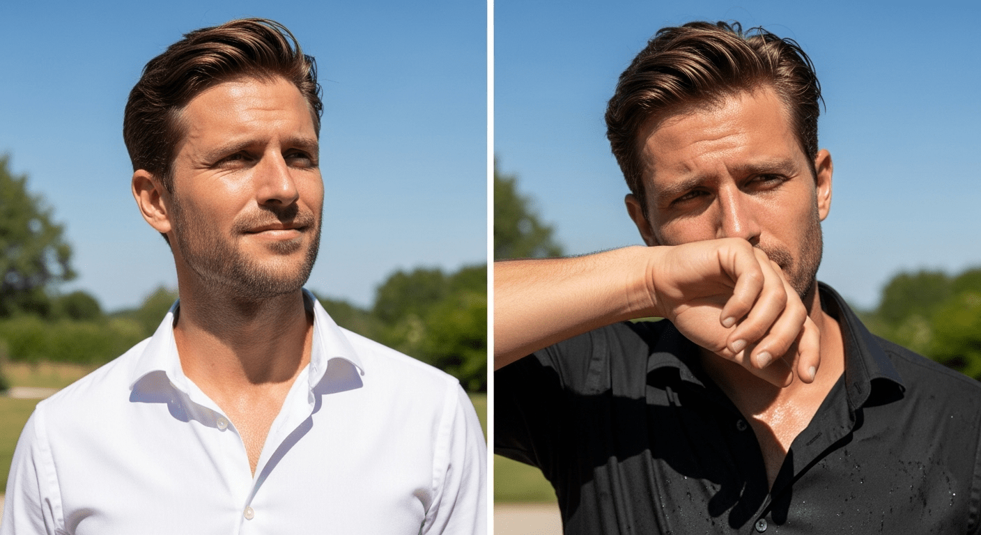 Why Dark Colors Make You Sweat More?