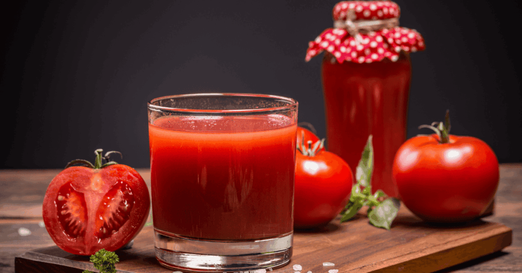 How Tomato Juice Might Reduce Your Sweating