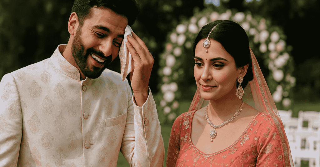 Sweat-Free in Wedding Outfits