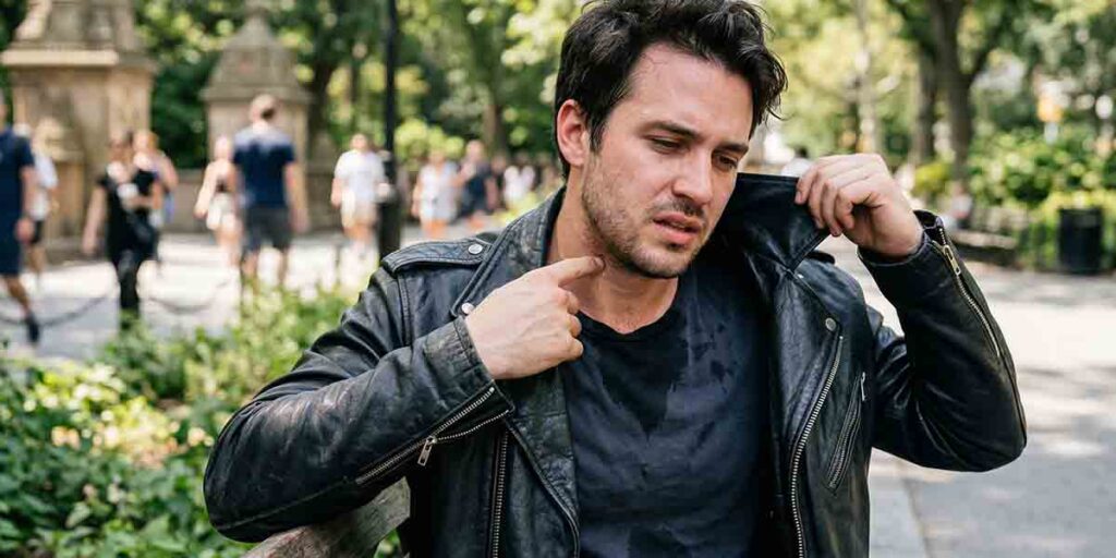 Sweat Problem With Leather Jackets