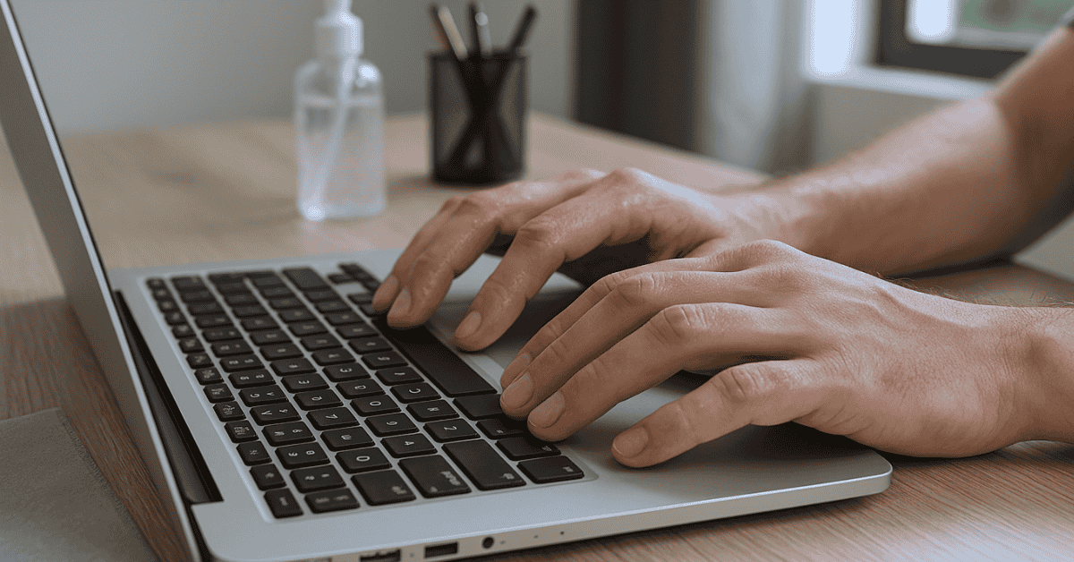 Why Your Laptop Keyboard Gets Sweaty Fingers